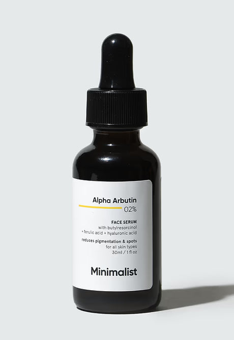 Minimalist Alpha Arbutin 2% Face Serum (with Hyaluronic Acid) - 30ml