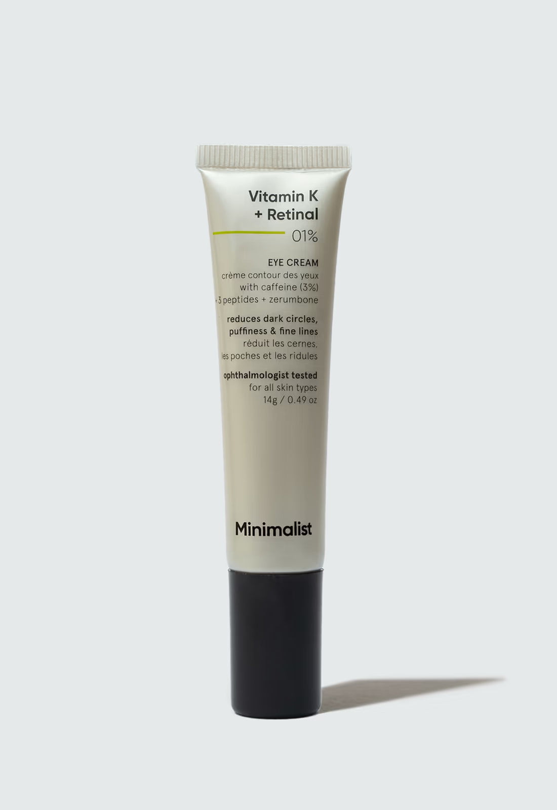 Minimalist Vitamin K + Retinal 01% Under Eye Cream With Caffeine 03% (14g)