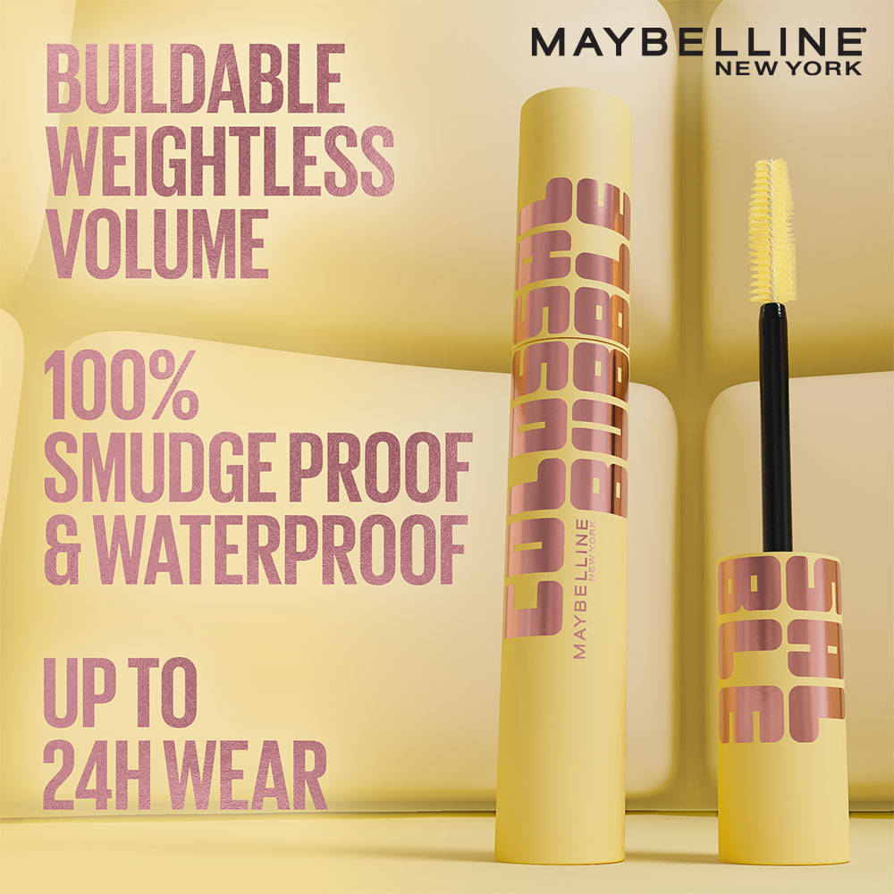 Maybelline New York Colossal Bubble Waterproof Volumizing Mascara – Noir Black (8.75 ml) – image 4
