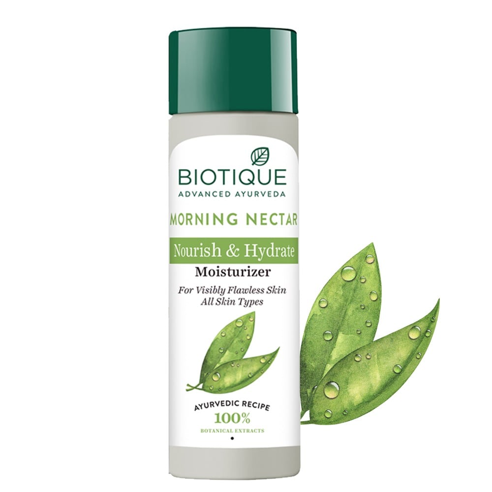 Biotique Morning Nectar Nourish & Hydrate Moisturizer (Visibly Flawless Skin Moisturizer / Lotion) – photo 2