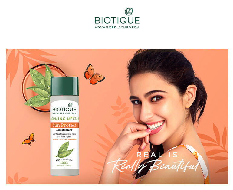 Biotique Bio Morning Nectar Sun Protect Moisturizer SPF 30+ UVA/UVB Sunscreen (120 ml) – photo 2