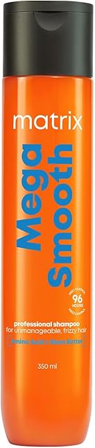 Matrix Mega Smooth Professional Shampoo with Shea Butter & Amino Acids (For Frizzy Hair), 350ml