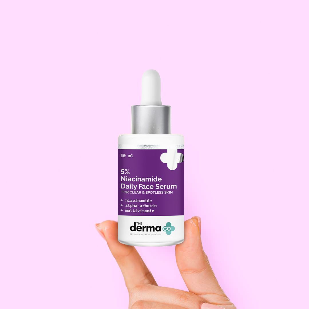 The Derma Co 5% Niacinamide Daily Face Serum with Alpha Arbutin & Multivitamin - 30ml – photo 1