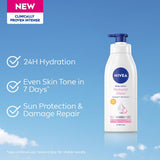 NIVEA Body Lotion Natural Glow Cell Repair SPF 15 (with 50x Vitamin C)