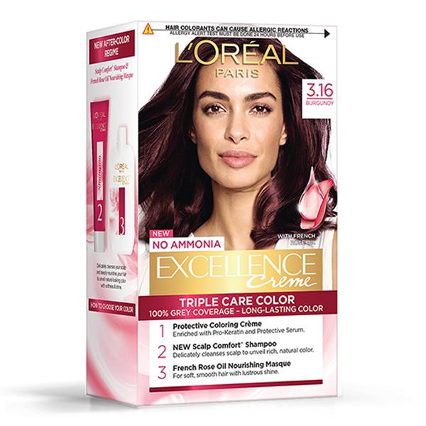 L'Oréal Paris Excellence 3.16 Shade Burgundy