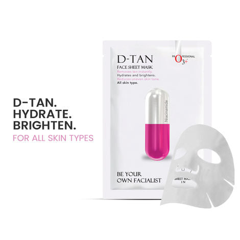 O3+ Brightening & Glow Boosting Dermal Zone D-Tan Pack (For All Skin Types)