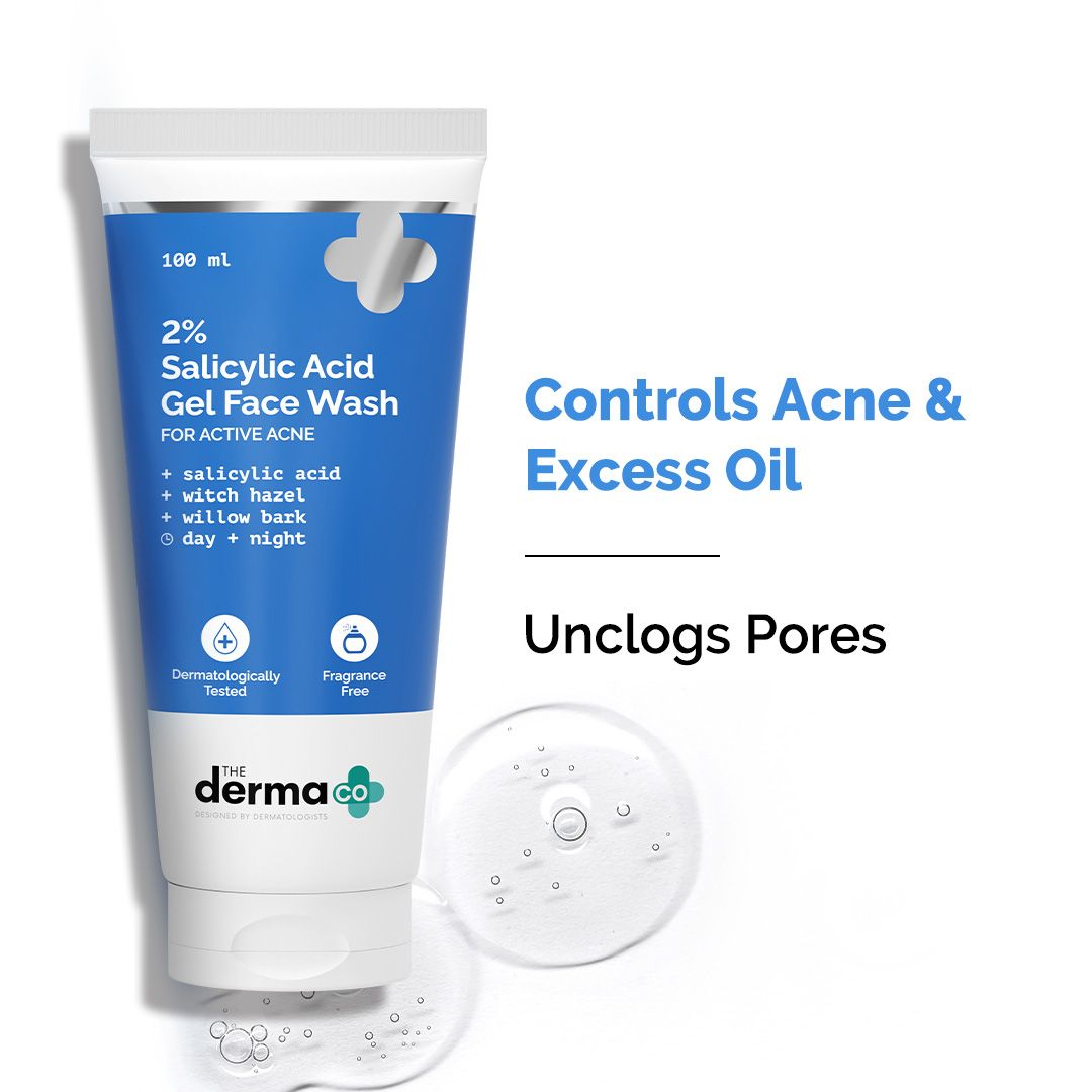 The Derma Co 2% Salicylic Acid Gel Face Wash with Witch Hazel (100 ml) – photo 4