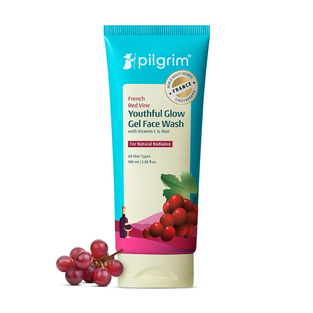 Pilgrim French Red Vine Face Cream SPF 30 PA+++ with Vitamin C & Rosehip Oil (50g)
