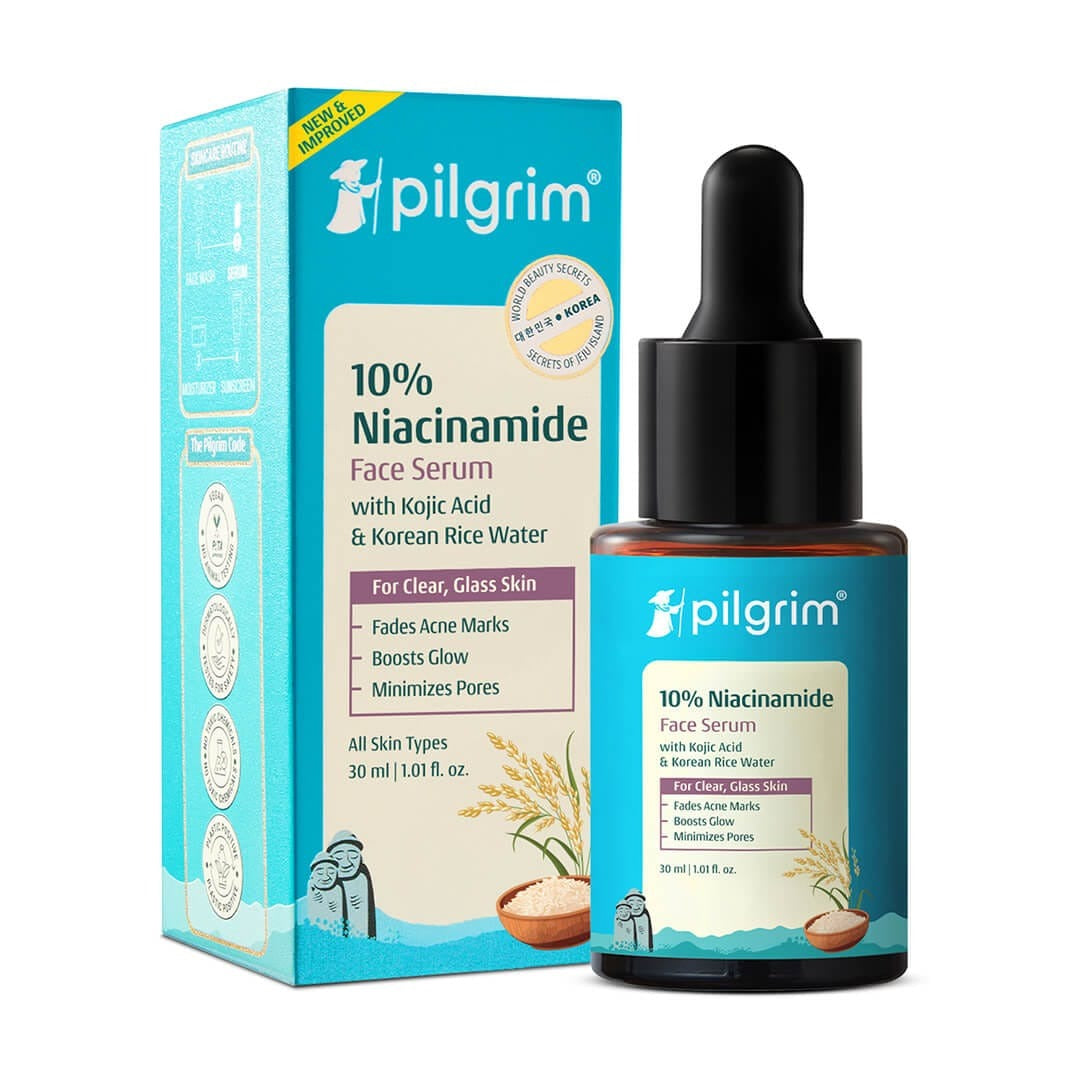 Pilgrim 10% Niacinamide Face Serum With Kojic Acid & Korean Rice Water (30 ml) – photo 1