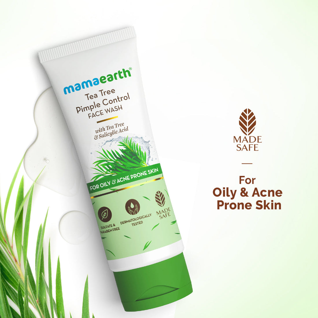 Mamaearth Tea Tree Pimple Control Face Wash with Tea Tree & Salicylic Acid for Oily & Acne-Prone Skin - 100ml – photo 2
