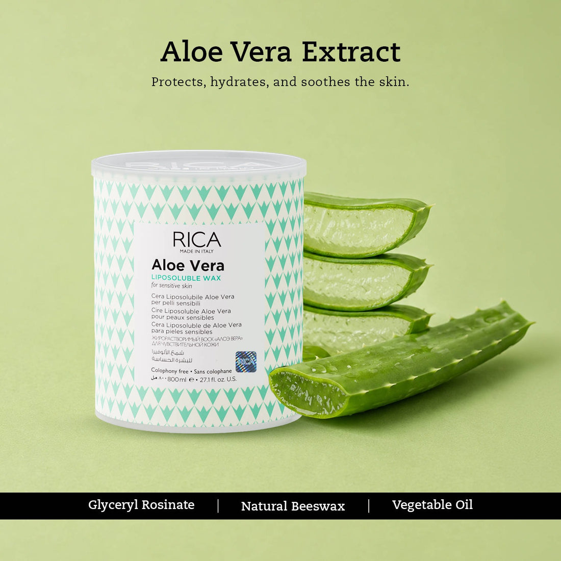 Rica Aloe Vera Liposoluble Wax (800 ml) – image 4