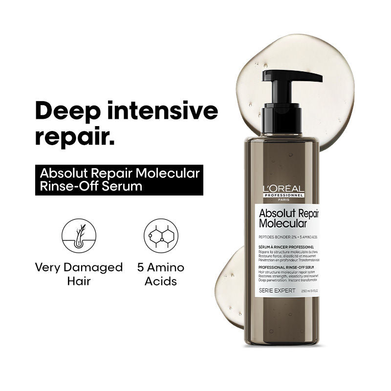 L'Oréal Professionnel Absolut Repair Molecular Deep Repair Rinse-Off Serum For Very Damaged Hair – photo 1