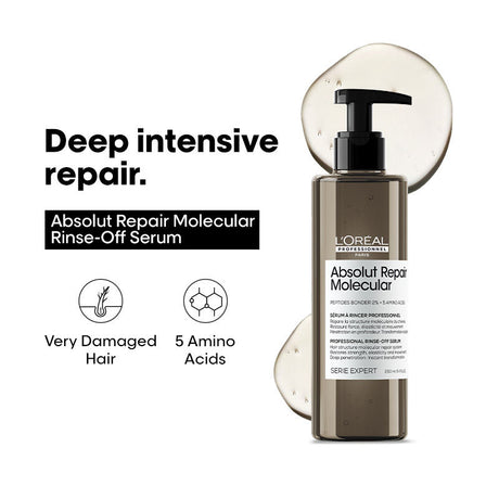 L'Oréal Professionnel Absolut Repair Molecular Deep Repair Rinse-Off Serum For Very Damaged Hair
