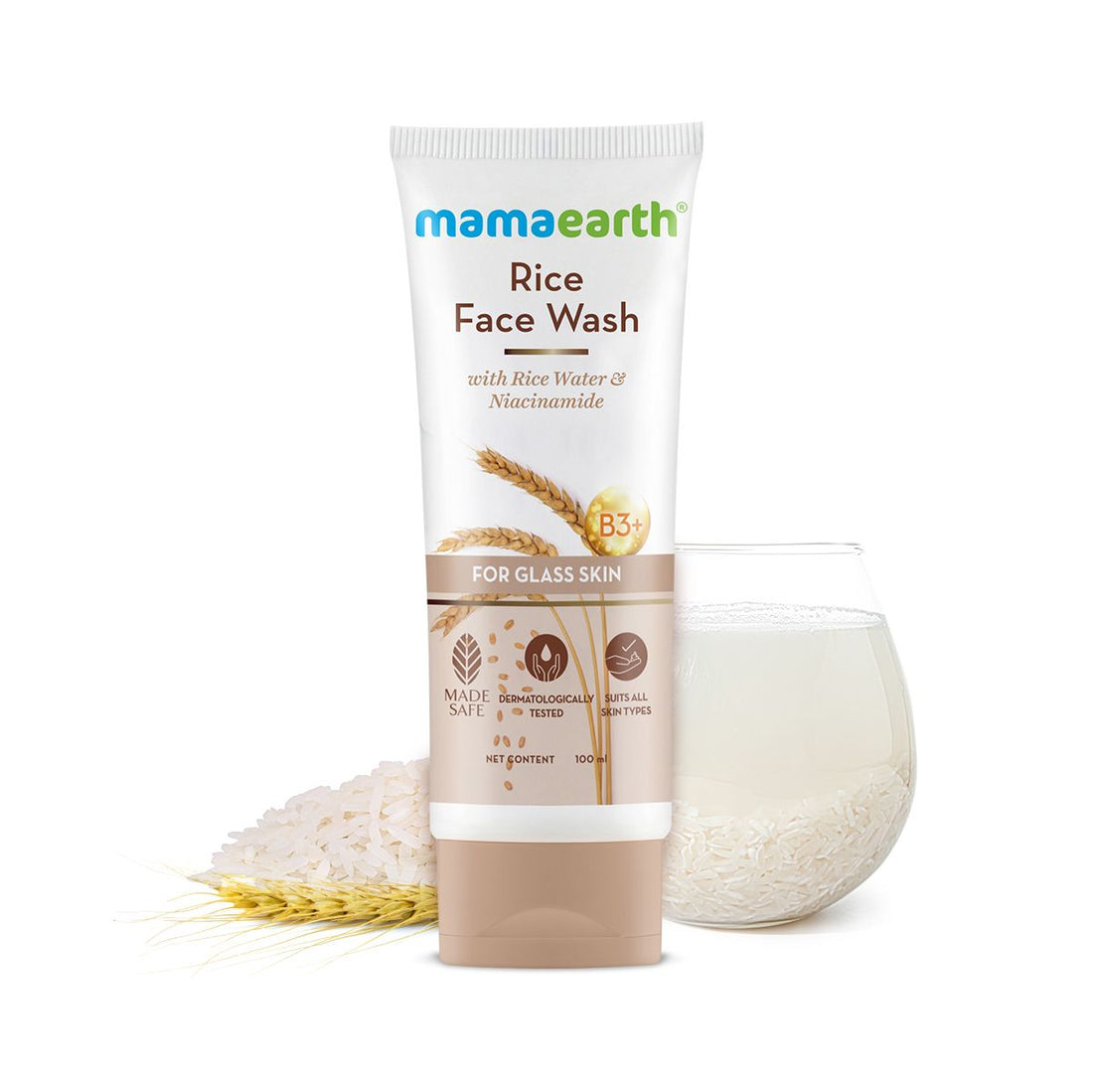 Mamaearth Rice Face Wash with Rice Water & Niacinamide for Glass Skin – photo 2