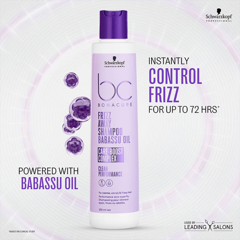 Schwarzkopf Professional BC Bonacure Frizz Away Shampoo with Babassu Oil (250 ml) – image 2