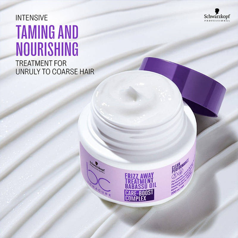 Schwarzkopf Professional BC Bonacure Frizz Away Treatment with Babassu Oil (200 ml) – image 3