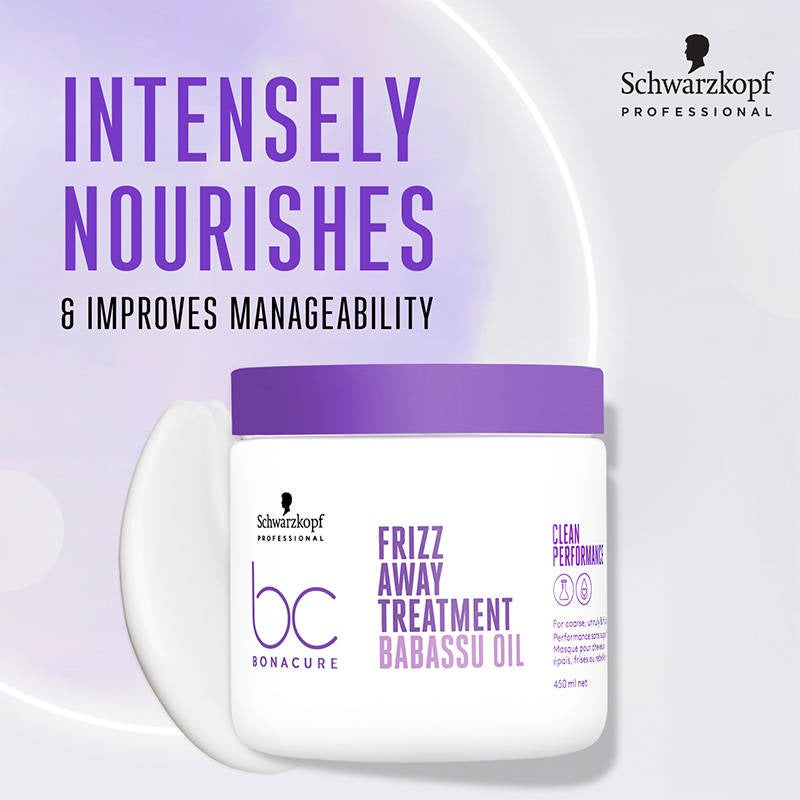 Schwarzkopf Professional BC Bonacure Frizz Away Treatment with Babassu Oil (450 ml) – image 2