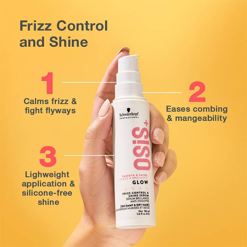 Schwarzkopf Professional OSiS+ Glow Anti-Frizz Shine Serum (50 ml) – image 3
