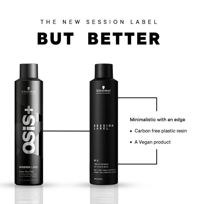 Schwarzkopf Professional OSiS+ Session Label Flexible Hold Hairspray (300 ml) – image 3