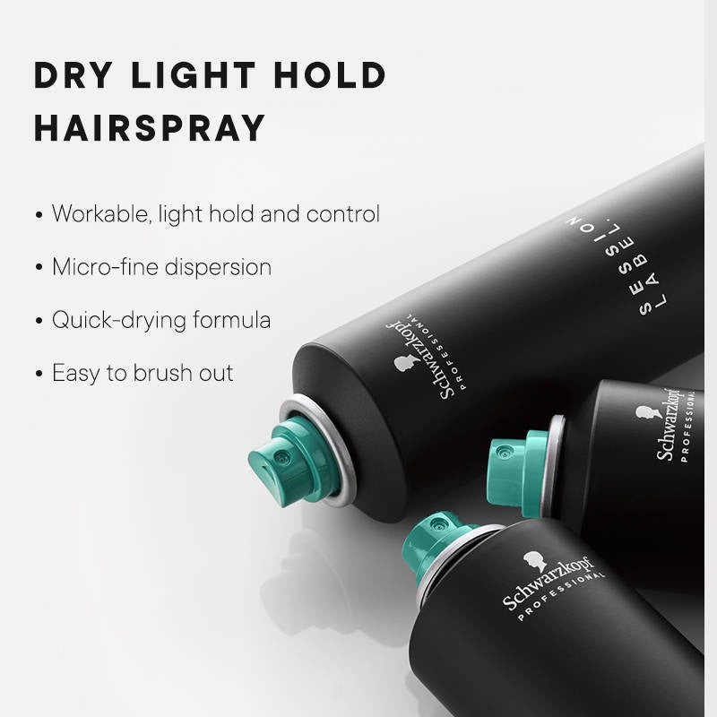 Schwarzkopf Professional OSiS+ Session Label Flexible Hold Hairspray (300 ml) – image 4