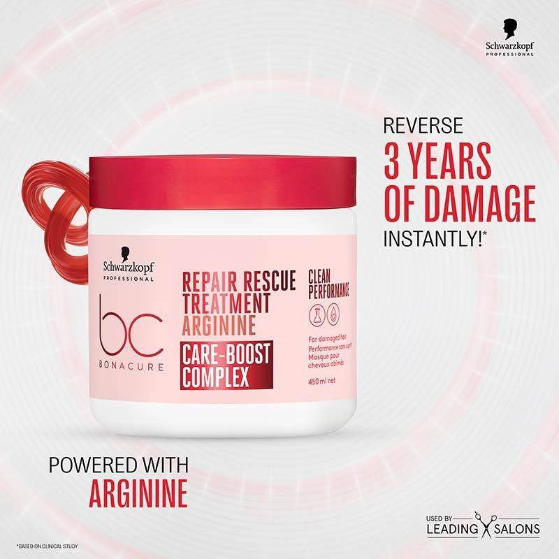Schwarzkopf Professional BC Bonacure Repair Rescue Treatment with Arginine (450 ml) – image 2