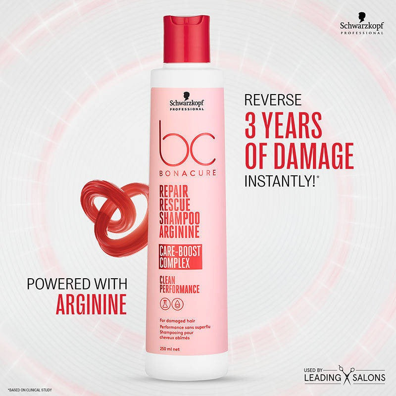 Schwarzkopf Professional BC Bonacure Repair Rescue Shampoo with Arginine (250 ml) – image 2