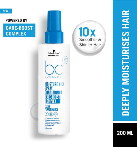 Schwarzkopf Professional BC Bonacure Moisture Kick Spray Conditioner with Glycerol (200 ml)
