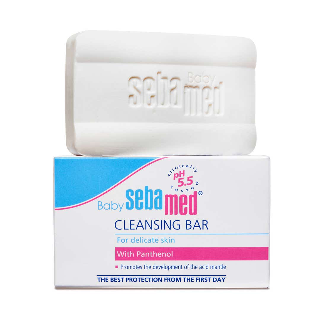 Sebamed Baby Cleansing Bar (pH 5.5, Soap-Free, Tear-Free) - 100 g – photo 2