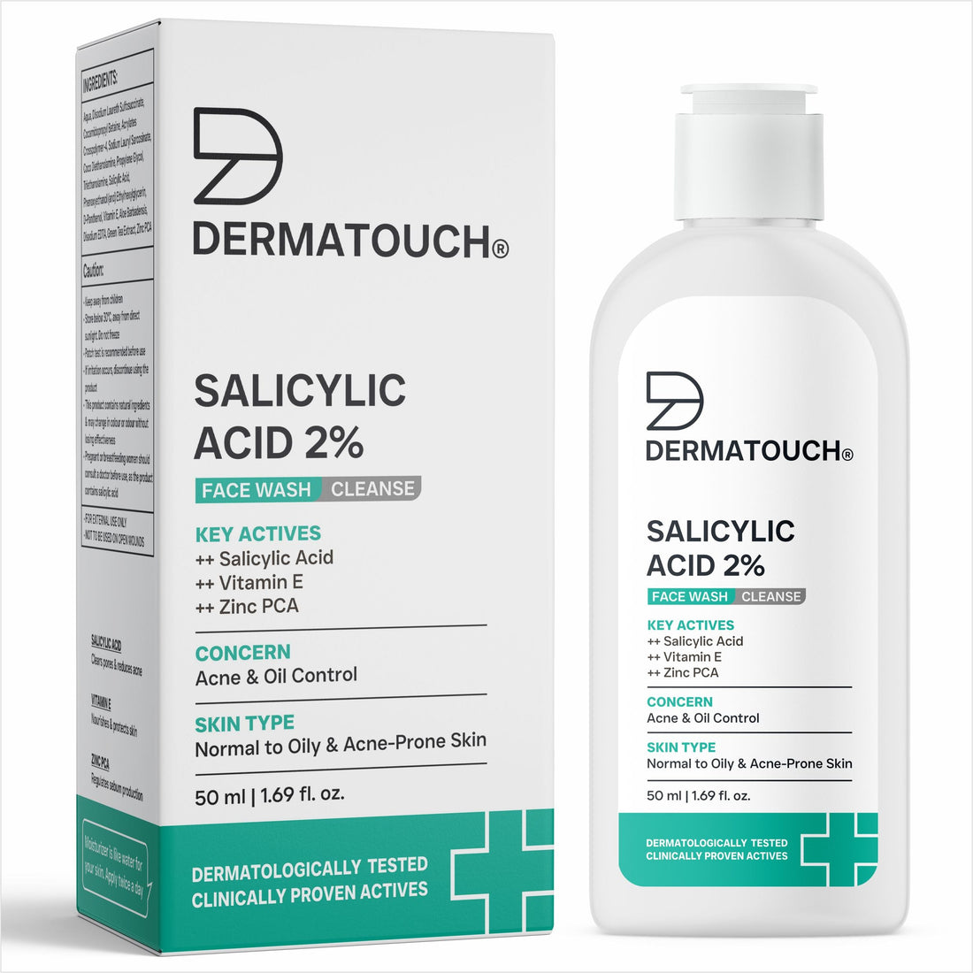 Dermatouch Salicylic Acid 2% Face Wash - 50ml