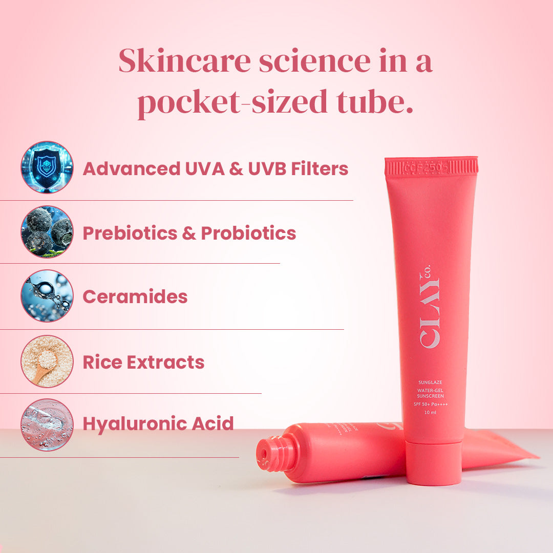 ClayCo Sunglaze Sunscreen SPF 50+ PA ++++ (10ml) – photo 3