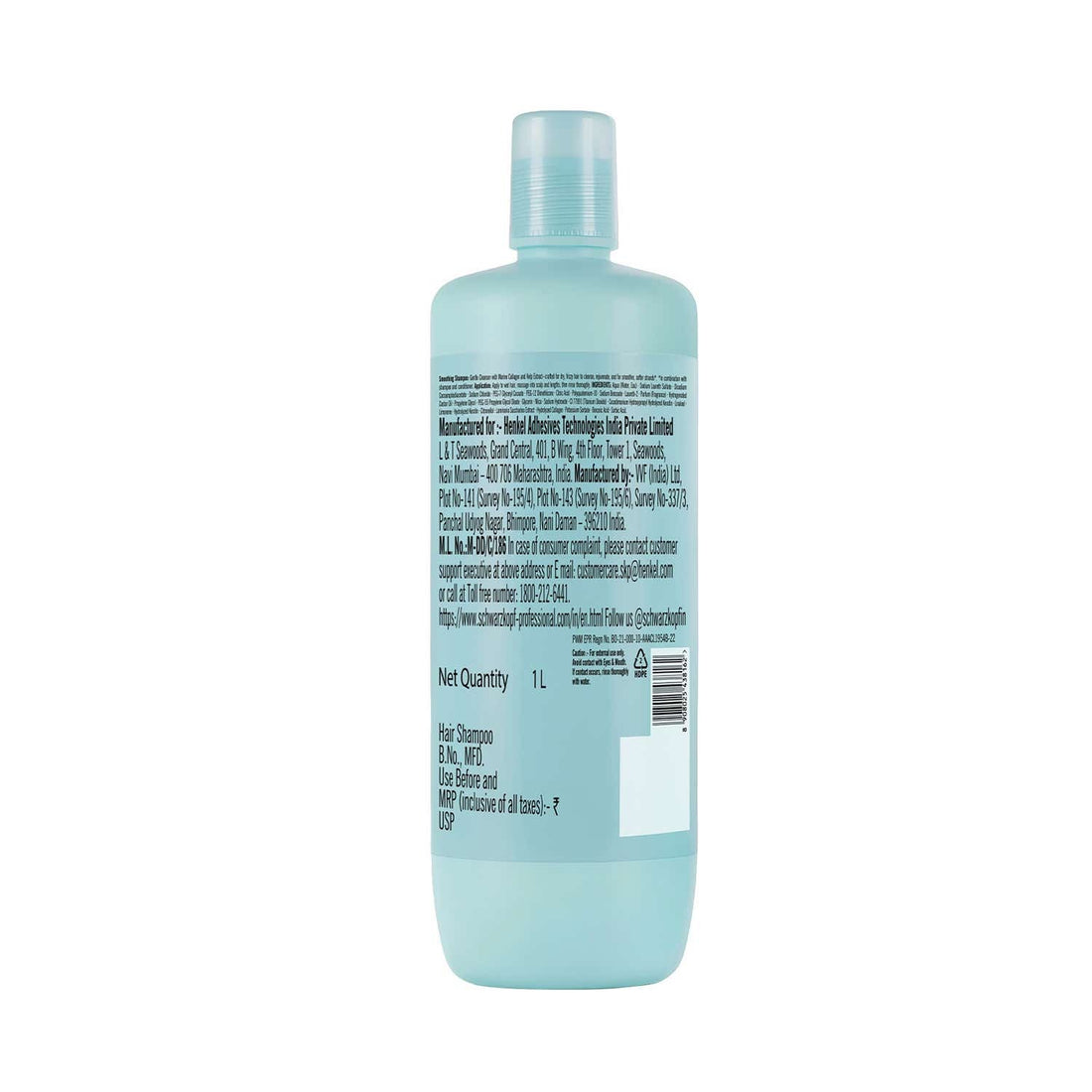 Schwarzkopf Professional Spa Essence Smoothening Shampoo (1000 ml) – image 12