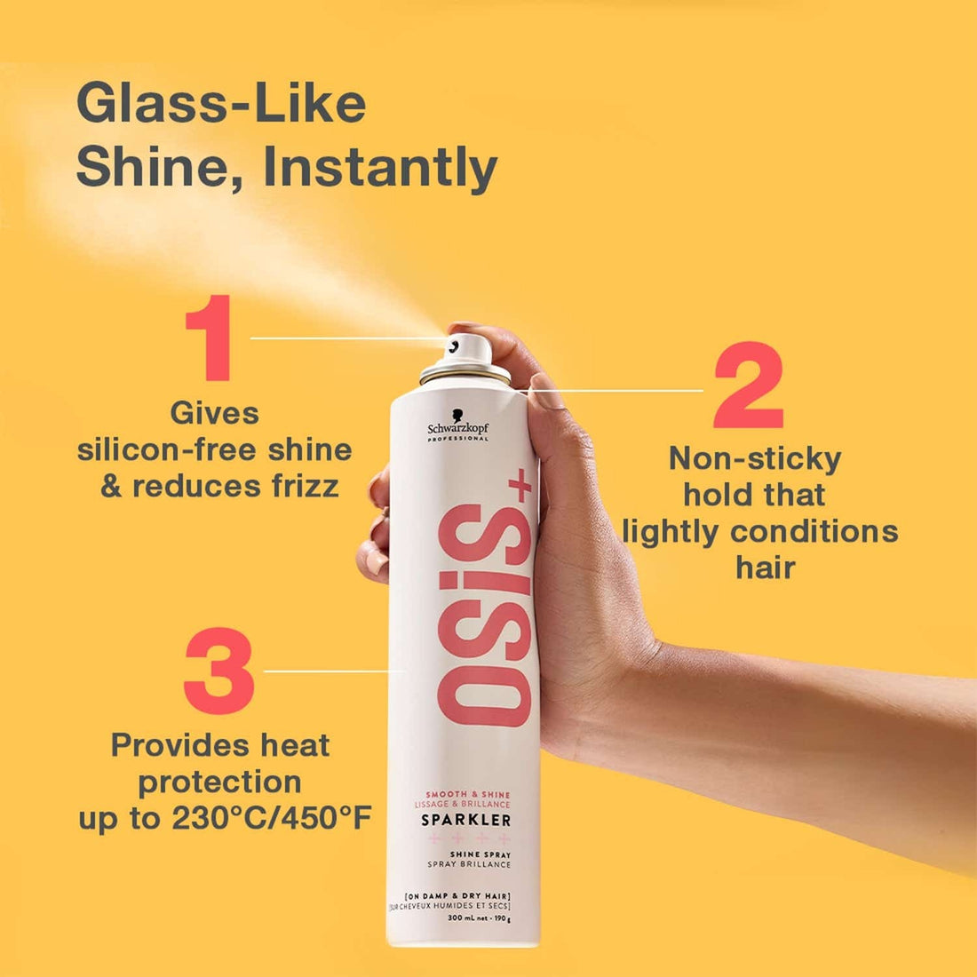 Schwarzkopf Professional OSiS+ Sparkler Shine Spray (300 ml) – image 3