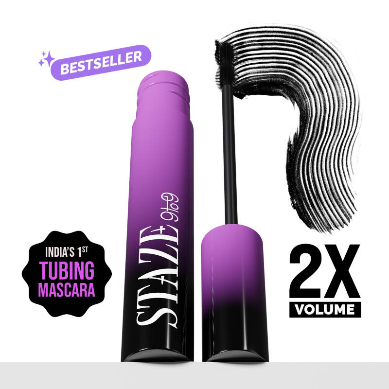 STAZE 9to9 All Eyes On You Volumizing & Lengthening Tubing Mascara – 01 Blackest Black (5 ml) – image 2