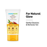 Mamaearth Ubtan Natural Glow Face Wash with Turmeric & Saffron for Tan Removal