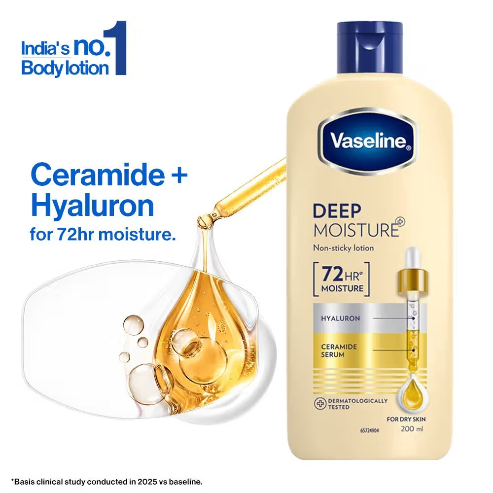 Vaseline Deep Moisture Body Lotion (200 ml)