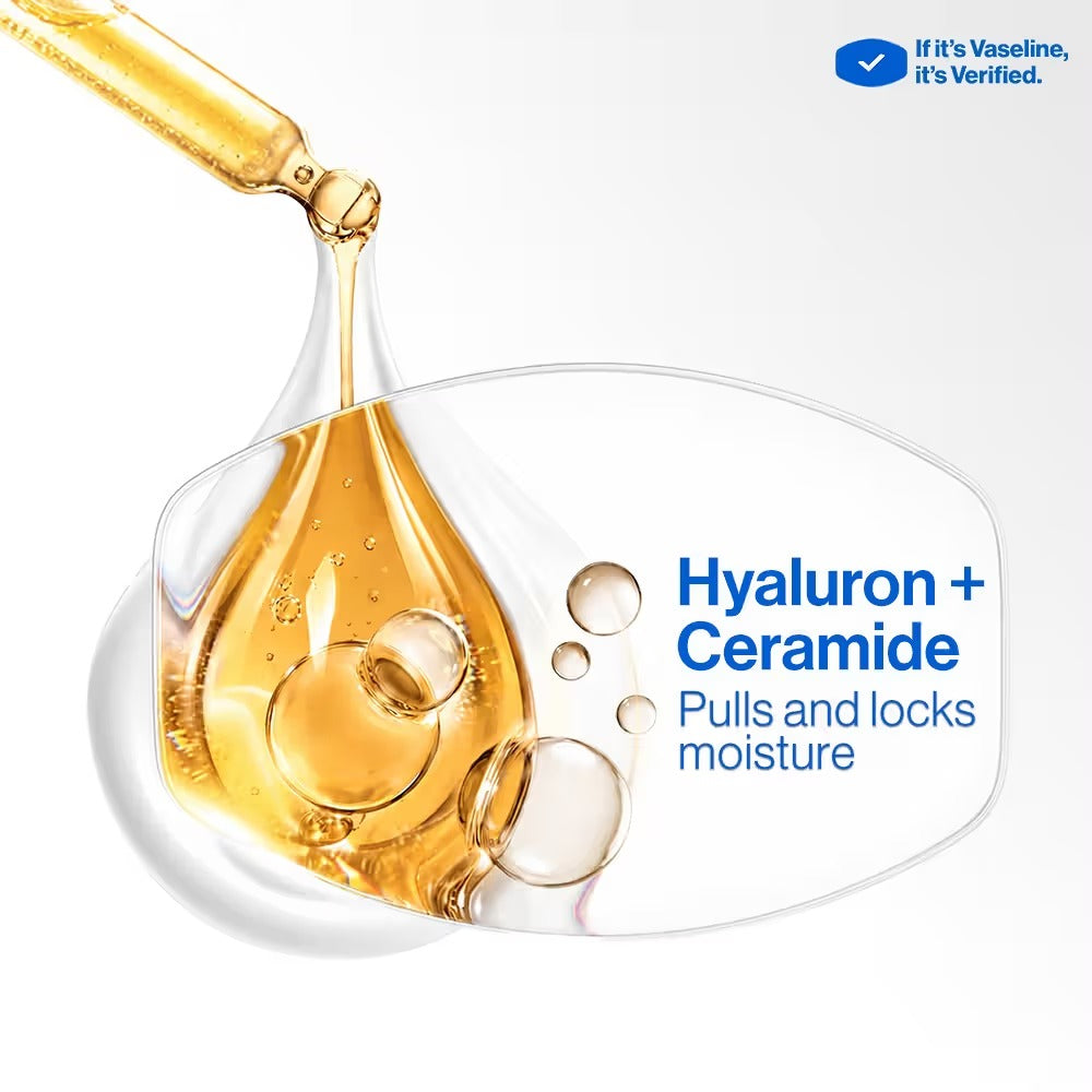 Vaseline Deep Moisture Non-Sticky Body Lotion with Hyaluron & Ceramide Serum, for Dry Skin (200 ml) – image 3