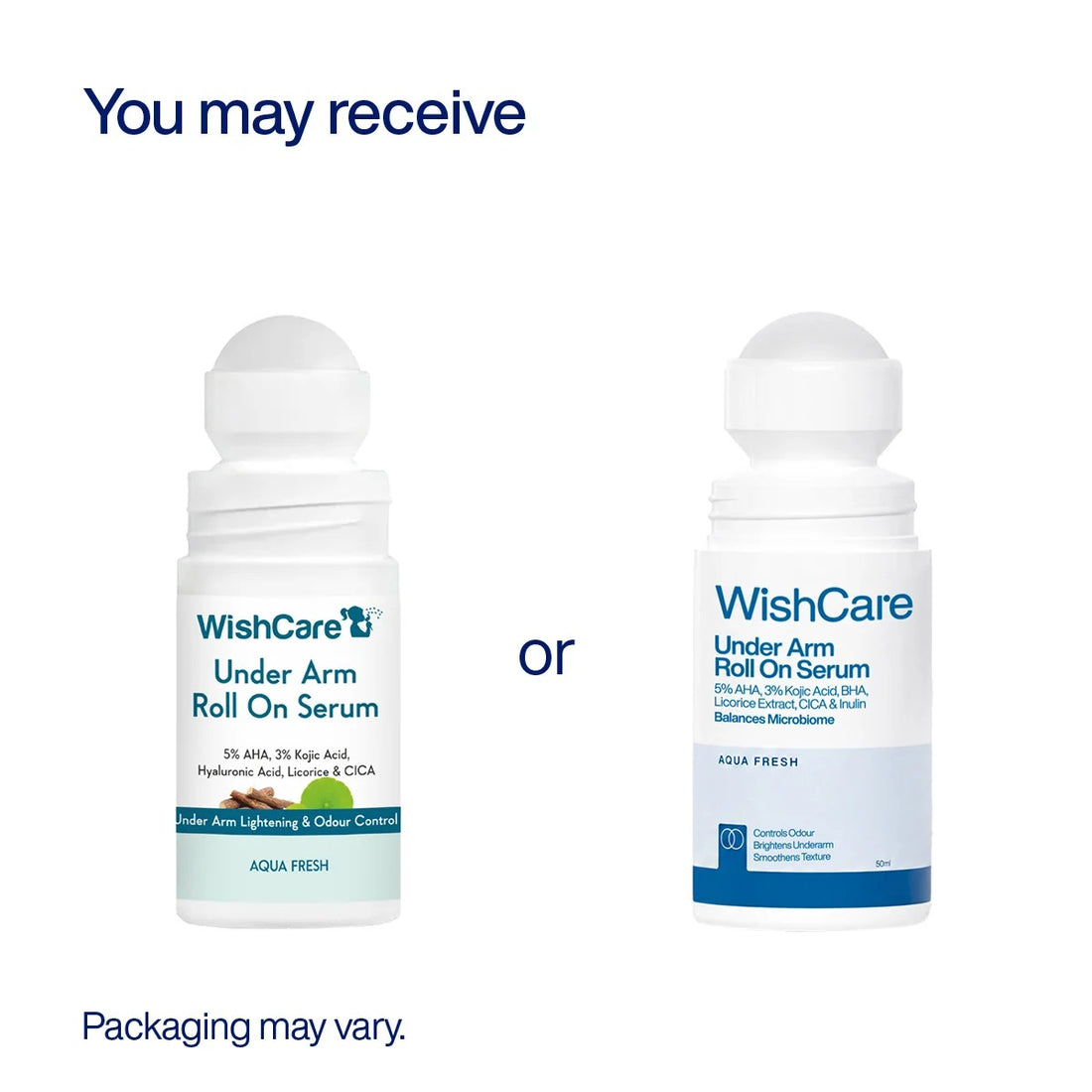 WishCare Under Arm Roll On Serum – Aqua Fresh (50 ml) – image 2