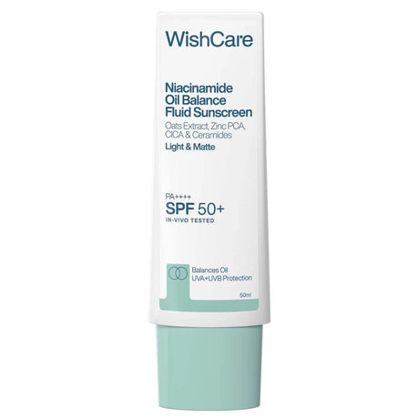 WishCare Niacinamide Oil Balance Fluid Sunscreen SPF 50+ PA++++ (50 ml)