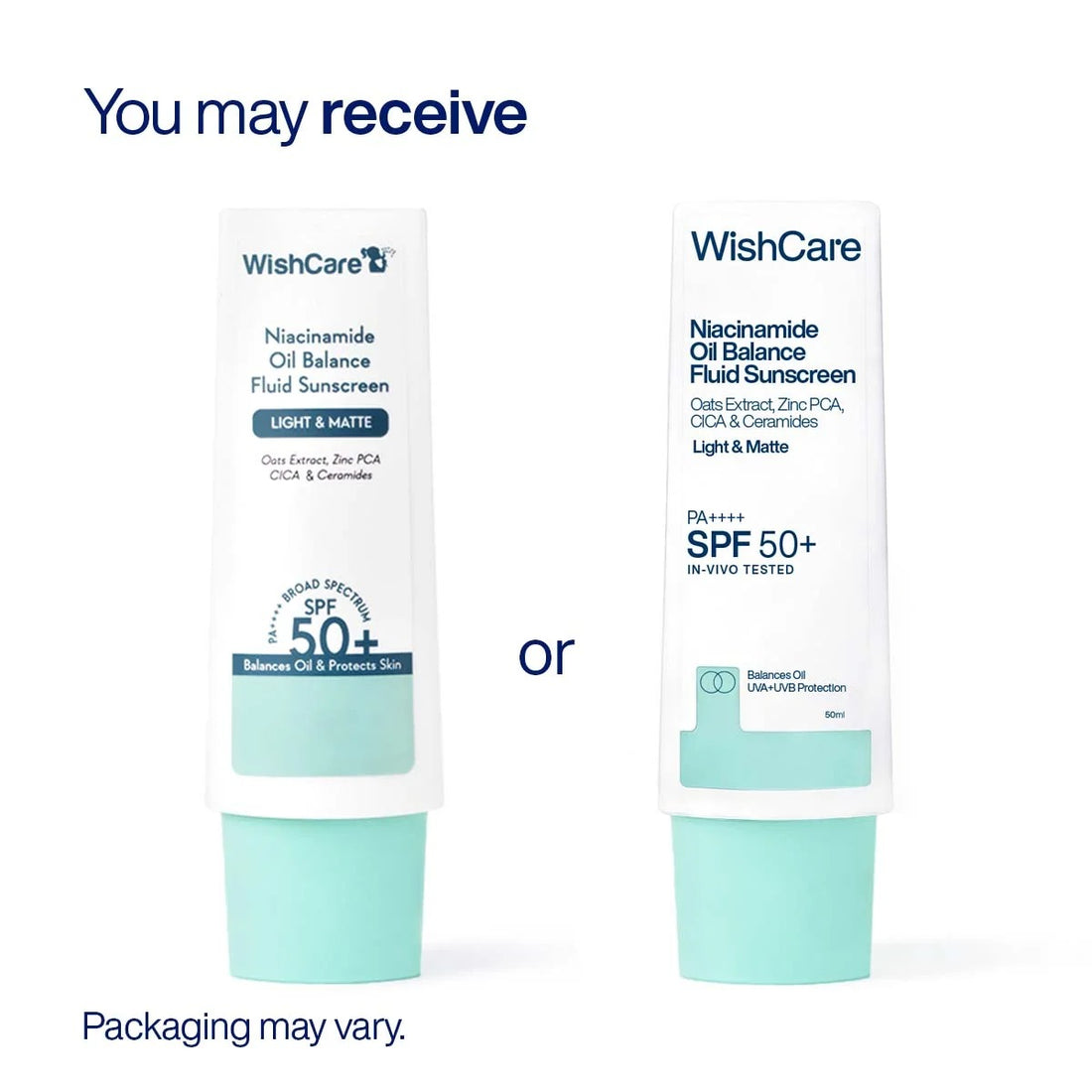 WishCare Niacinamide Oil Balance Fluid Sunscreen SPF 50+ PA++++ (50 ml) – image 2