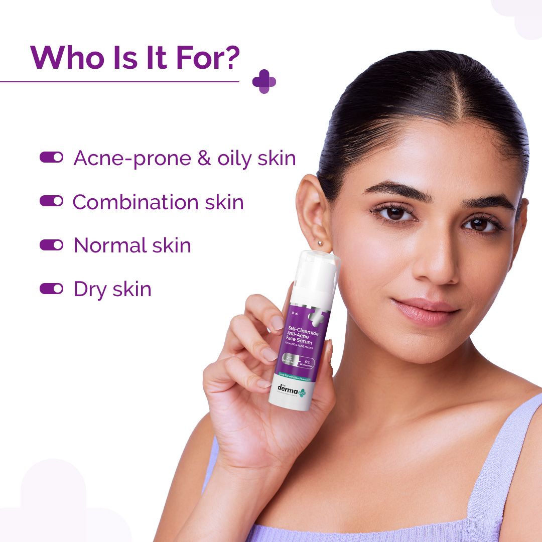 The Derma Co Sali-Cinamide Anti-Acne Face Serum with 2% Salicylic Acid & 5% Niacinamide - 30ml – photo 4