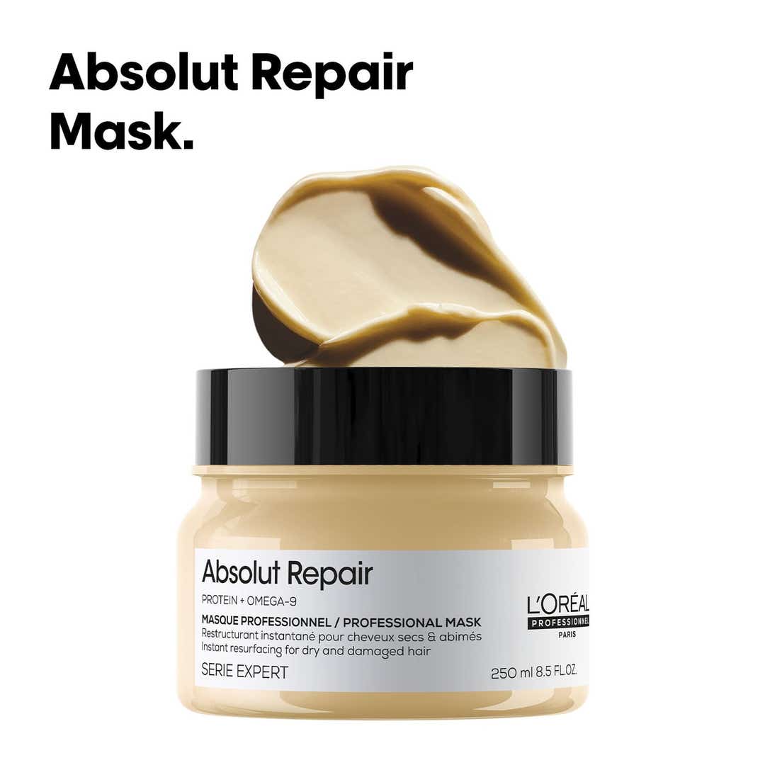 L'Oréal Professionnel Serie Expert Absolut Repair Mask for Dry & Damaged Hair (with Protein & Omega-9) (250ml) – photo 2